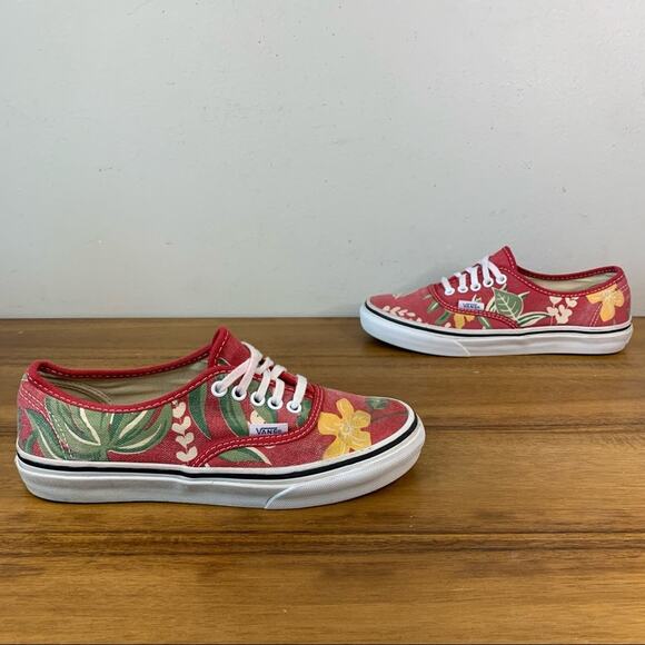 Vans Authentic Hawaiian Print Womens Sneaker Size 5.5 - Picture 1 of 9